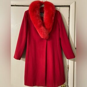 Marvin Richards Lambswool/Fox Vintage Coat